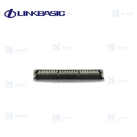 Patch Panel 24 Puertos Cat6A Blindado 1-RU (Incluye 24 Jacks JKS09-SC6A) Cod. PNA24-SC6A