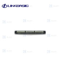 Patch Panel 24 Puertos Cat6A Blindado 1-RU (Incluye 24 Jacks JKS09-SC6A) Cod. PNA24-SC6A