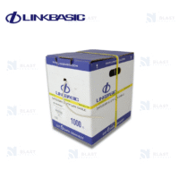 Cable UTP Sólido 4P Cat6 23AWG 600Mhz LSZH Gris (Rx305mt) Cod. CLA04-UC6-LSZH-7035