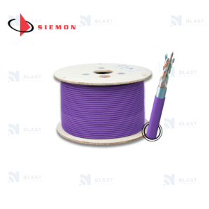 Cable Siemon F/UTP Sólido 4P Cat 6A 23AWG LSZH, IEC 60332-1 / IEC 60332-3, Violeta (Rx305mt)