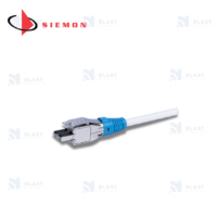 PATCH CORD TERA/RJ45 4 PARES LSZH 2M AZUL - T4A-S02M-B06L