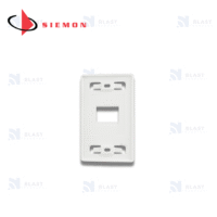 FACEPLATE VERTICAL 2 PUERTOS Cod. MX-FP-S-02-02B