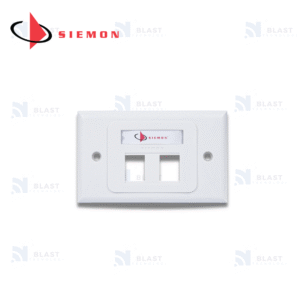 75 Placa de pared Tipo 10G 2 Puertos Cod. 10GMX-HFP02-02B